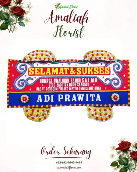 Papan Bunga Ucapan Selamat Dermojayan